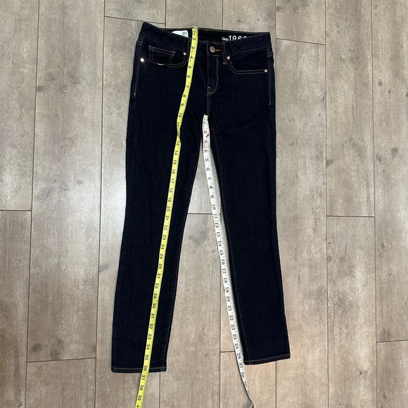 GAP 1969 Skinny Jeans Women’s Petite Jeans Always Skinny Dark Wash Size 2 Short - Picture 12 of 15